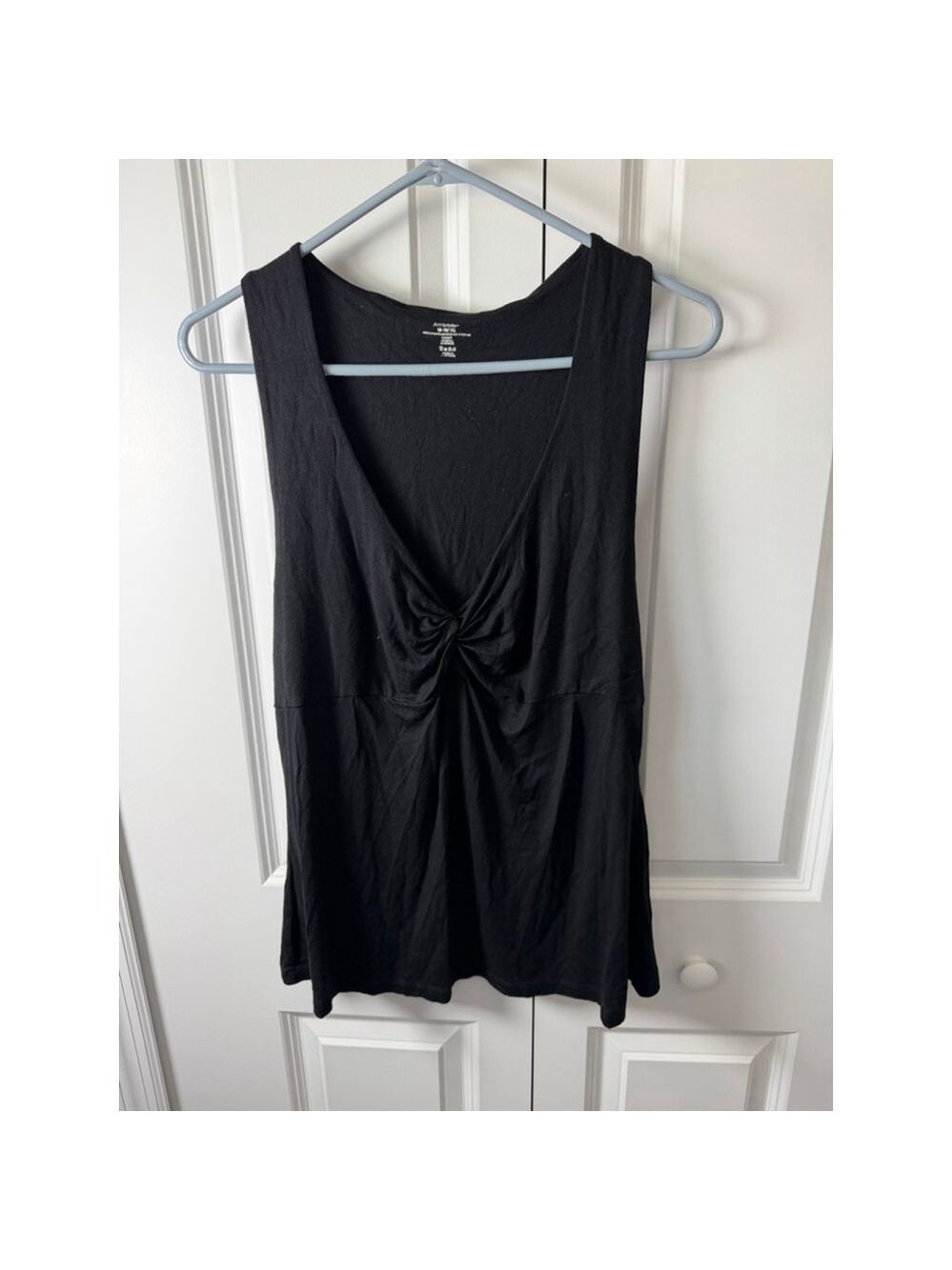 Ambrielle Black Tank Top Plus Size XL EUC